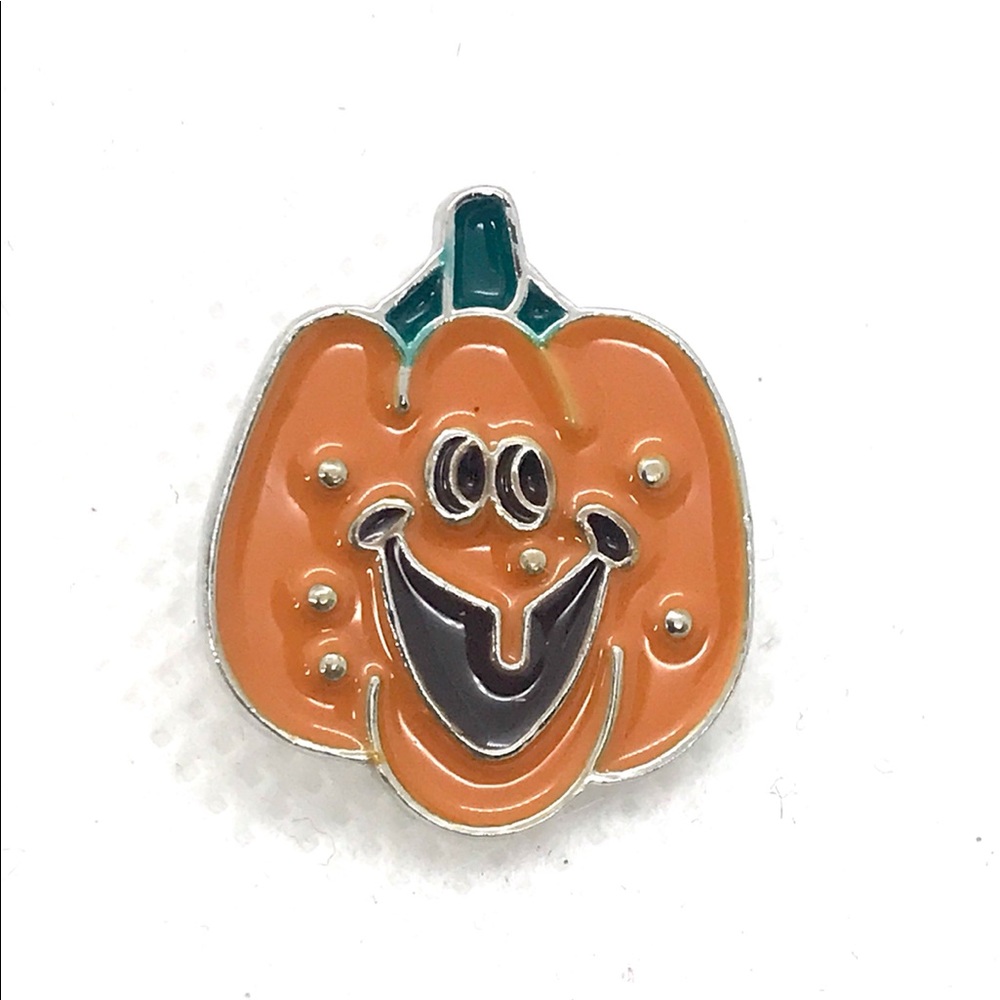 Snap button 20mm Gingersnaps Jack- o- lantern Pumpkin ASN20